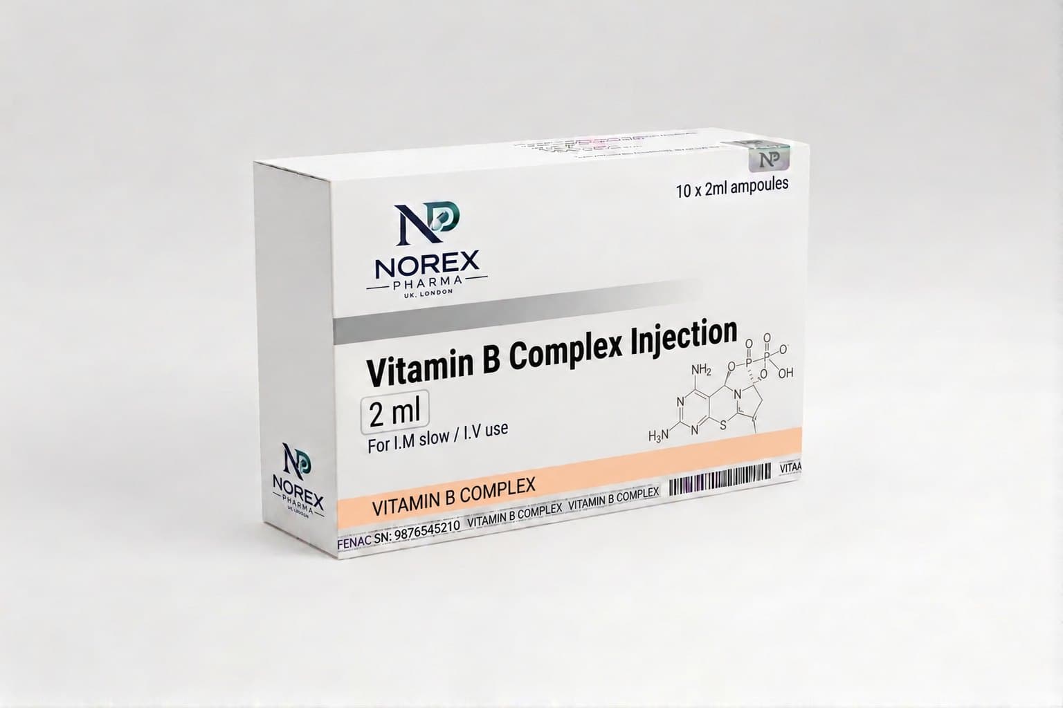 Vitamin B Complex Injection pack